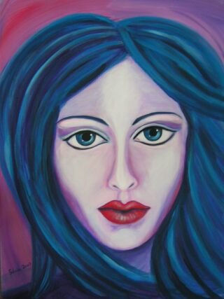 Violeta Acrylic Canvas Portrait