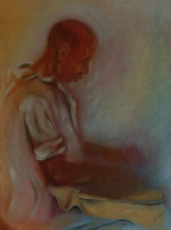 Cada dia sê estória Oil Canvas Figure Painting