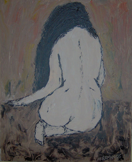 Back of naked woman