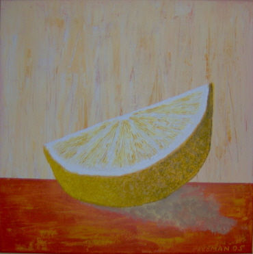 SLICE OF LEMON Acrylic Canvas