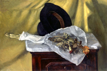 Fiori secchi  con cappello