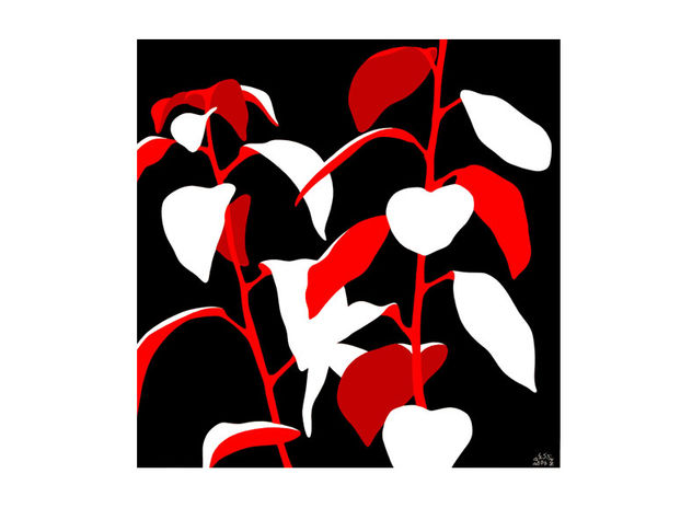 foglie rosse