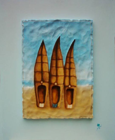 Caballitos de Totora Acrylic Panel