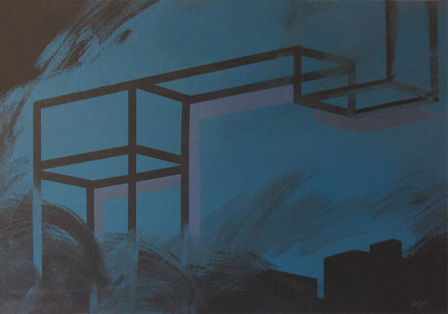 Composición Azul n° 7