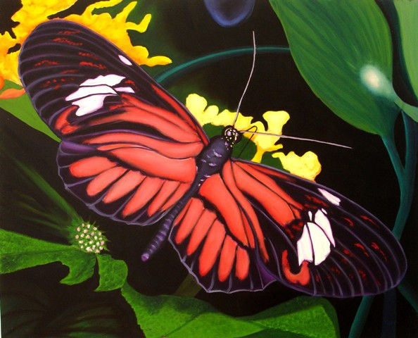 Mariposa 1 Oil Canvas Landscaping