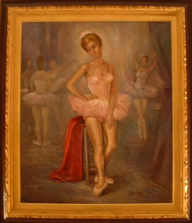 DANSEUSES DE BALLETS Oil