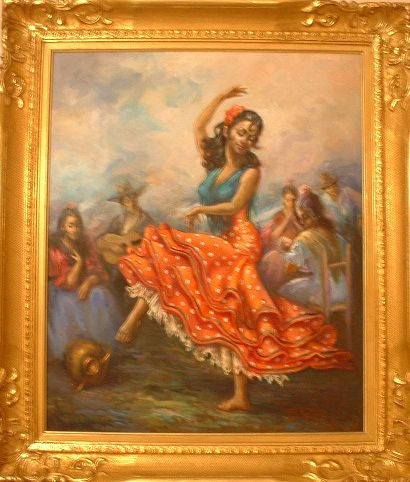 DANSEUSE DE FLAMENCO Oil