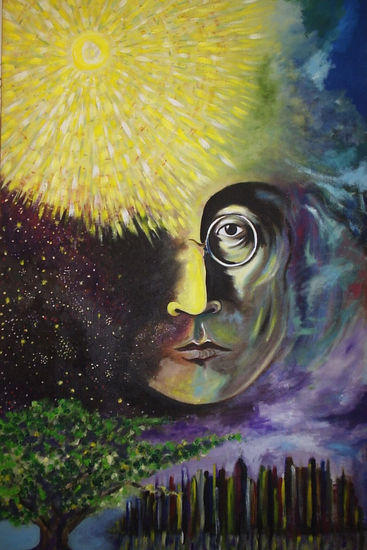 John Lennon Acrylic Canvas