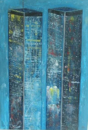 the twin towers Acrylic Canvas Others