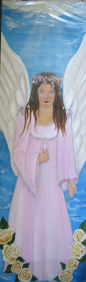 Anjo Acrylic Canvas Figure Painting