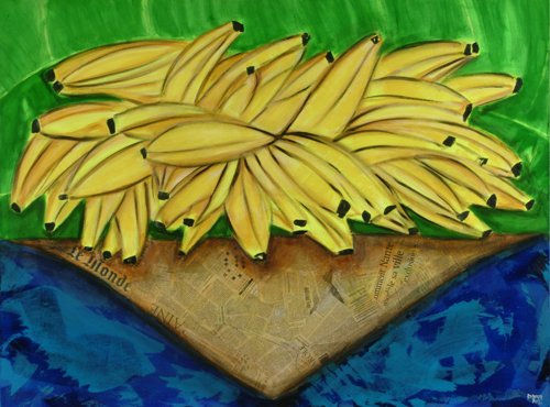 BANANAS Mixed media Canvas Others