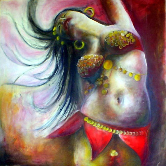 Arabic dreams Acrylic Canvas Nude Paintings