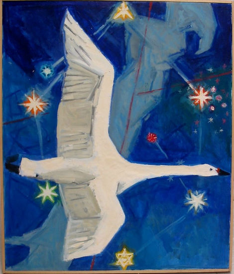 Le Cygne Oil Canvas