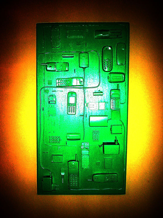 telefomania (foto de una escultura própia)
