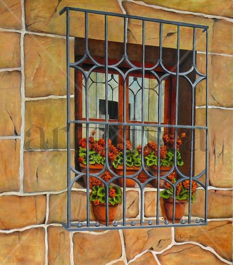 Ventana de Geranios