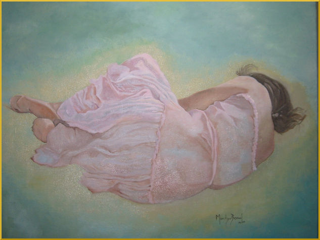 La siesta Oil Canvas Figure Painting