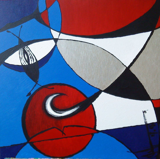 Abstracto A Acrylic Canvas Others