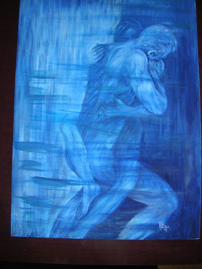 PIEL EN PIEL - I Oil Panel Nude Paintings