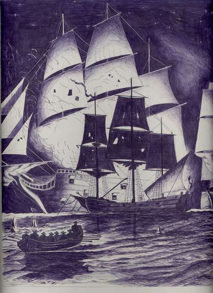 El combate naval de...