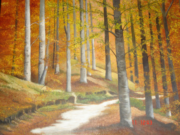 otoño Oil Canvas Landscaping