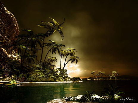 Isla tropical