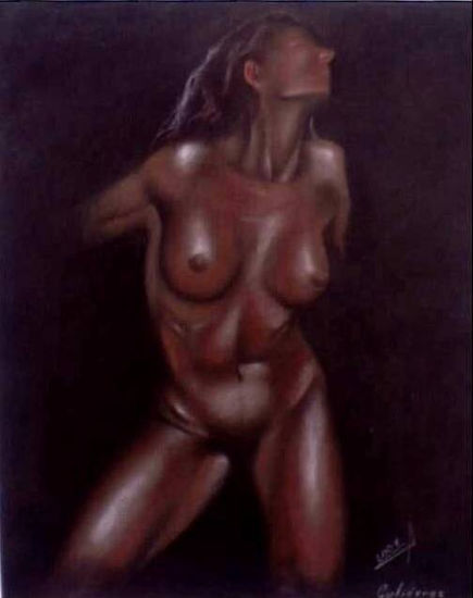 Desnuda Pastel Paper Nude Paintings