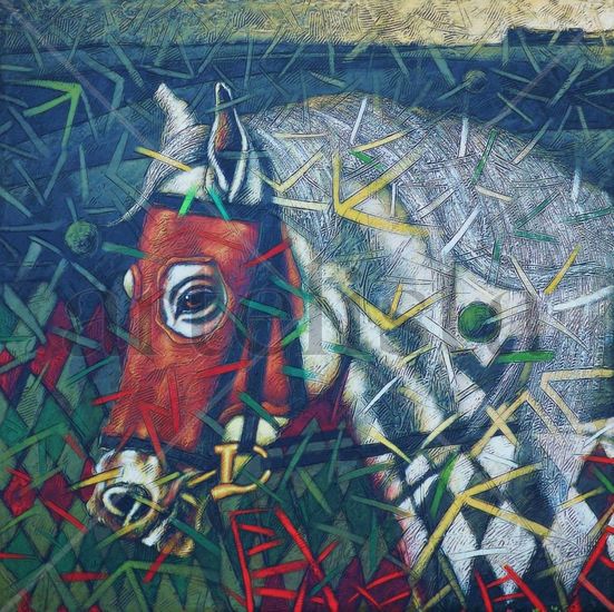 From The Kingdom's Horses: Media Mixta Lienzo Otros