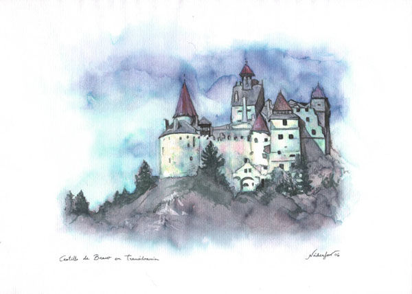Castillo de Braw en Transilvania