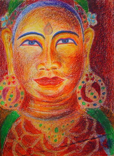 Bouddha Pastel Papel