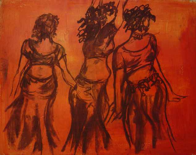 Danse orientale Media Mixta Papel