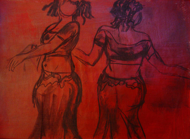 Danse orientale Media Mixta Papel