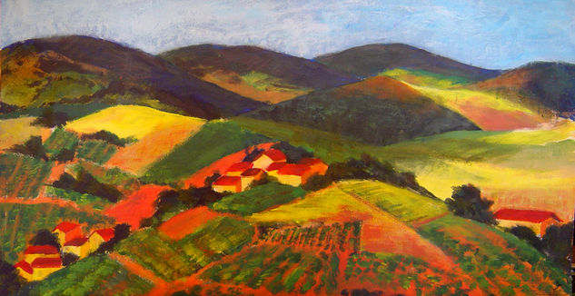 Monts du Beaujolais Acrylic Paper