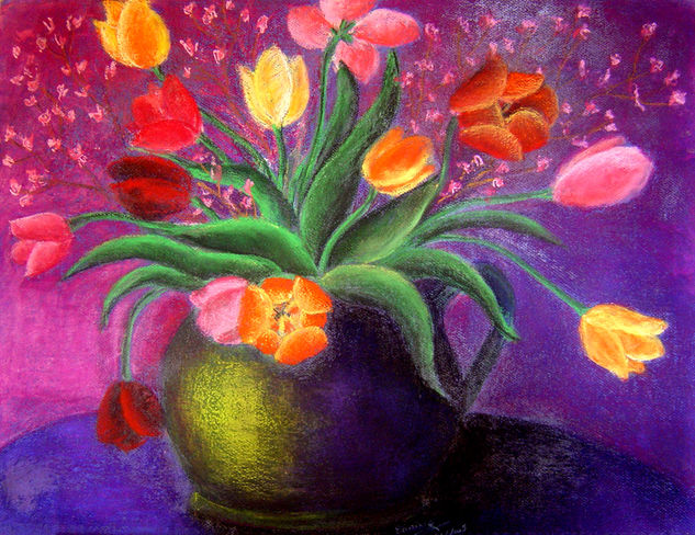 Tulipes Pastel Paper