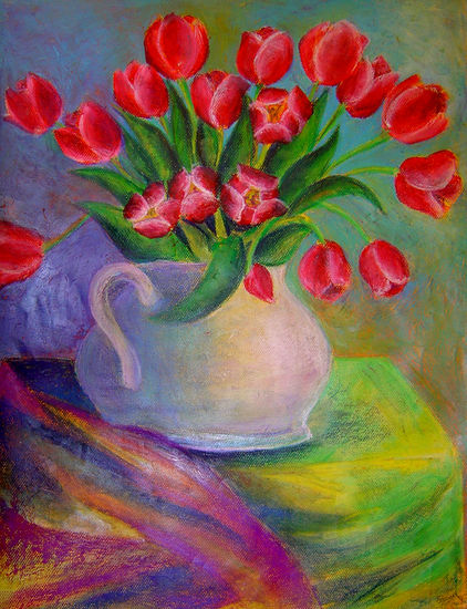 Tulipes Pastel Papel