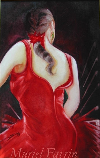 FLAMENCO Oil Canvas Figure Painting