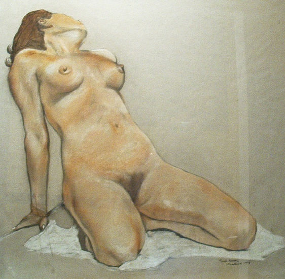 NU Media Mixta Cartulina Desnudos