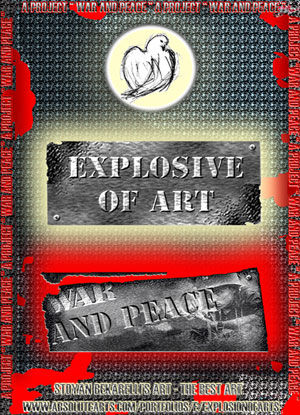 POSTER OF THE ART PROJECT "WAR and PEACE"