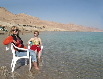 Dead sea in winter	