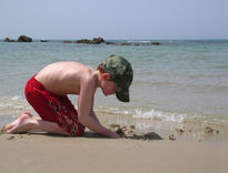 Boy on the beach