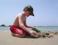 Boy on the beach 1