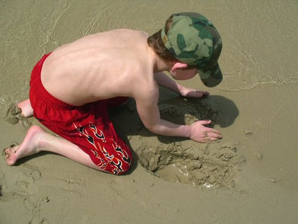 Boy on the beach 2	