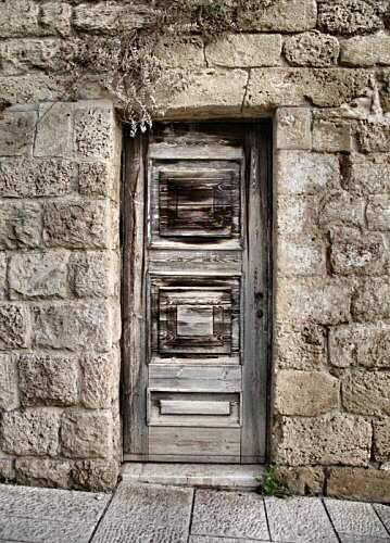 Door with no handle	