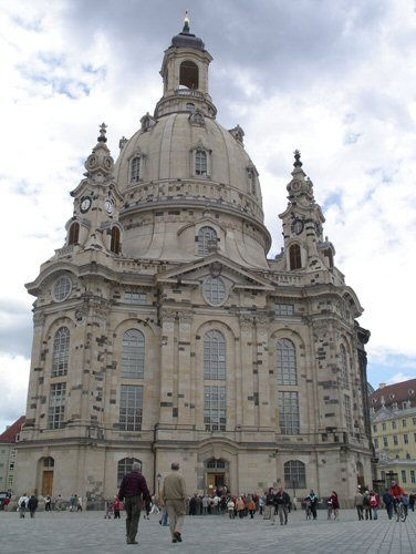 Dresden Fraun Kirhe church 1	 Viajes Color (Digital)