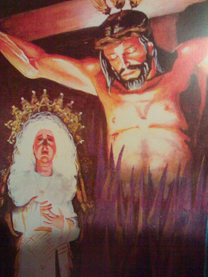 semana santa Oil Canvas Figure Painting