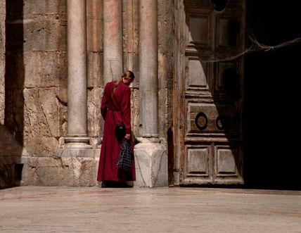 In front of Holy...