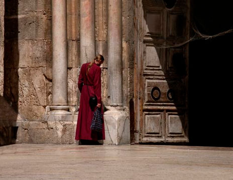 In front of Holy...