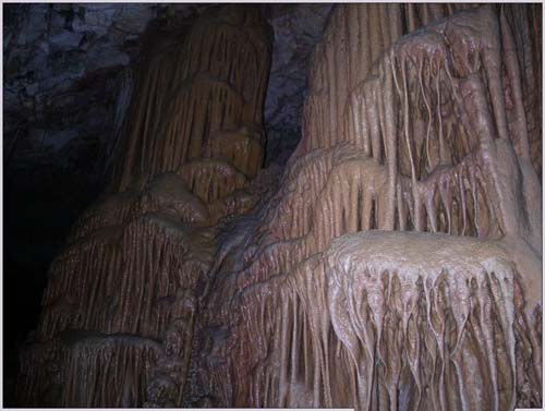 In dripstones cave 