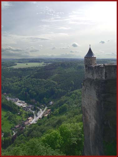 View from temple 