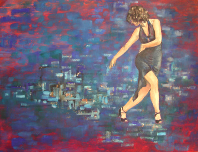 Tango Oil Canvas Figure Painting