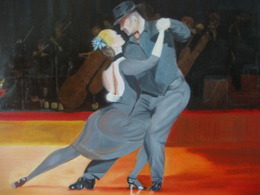 TANGO Oil Canvas Figure Painting